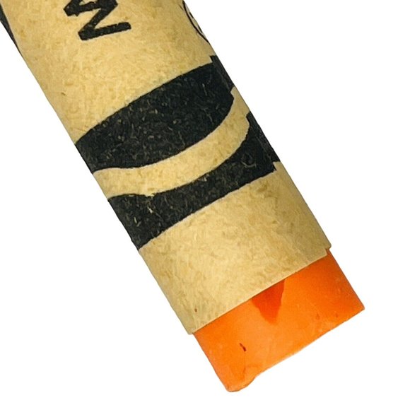 Ultra Yellow Crayola Crayon Fluorescent Retired Permanent Name Change Vintage - Picture 6 of 10